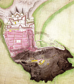Donostiako plazaren plano magistrala (Carlos Agustín Giraud.1775) © Carlos Mengs 