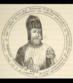 Etching by Domenjon González de Andía (+1489), First Scribe of the Province of Gipuzkoa who worked actively to set up the Brotherhood and for the Gipuzkoa government