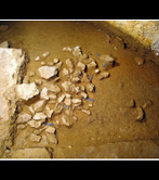 Pendants in the position in which they were found