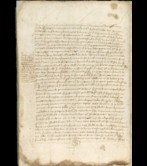 Charter of San Sebastián (the charter given by Sancho VI of Navarra to San Sebastian is around 1180 is not conserved. This manuscript is is a transcrupt made in latin in 1479 contained in a lawsuit before the Corregidor in 1543