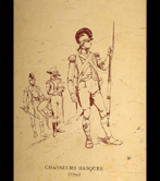 Uniforms of the "Basque Chasseurs"