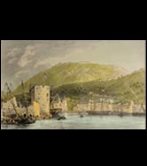 "Vista del puerto del Pasaje y fort Hay" (Thomas L. Hornbrook) 