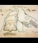 Pasaiako errio eta portuaren planoa, 1760 © Zerbitzu Historiko Militarraren Artxiboa